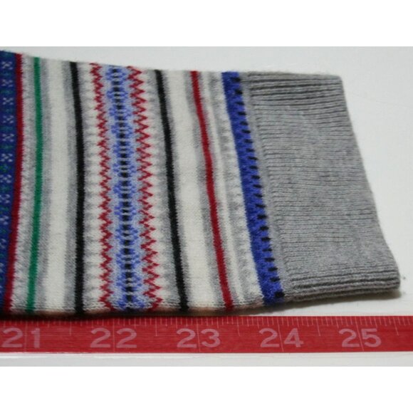 Talbots Fair Isle Striped Cardigan Sweater Womens XL Wool Blend Preppy Classic - Picture 7 of 7